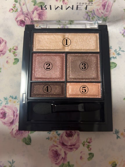 ワンダー スウィート アイシャドウ/リンメル ロンドン/アイシャドウパレットを使ったクチコミ(4枚目)