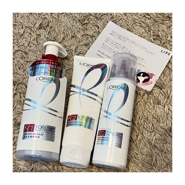 ロレアル パリ ボンド リペア シャンプー/コンディショナー/ロレアル パリ/市販シャンプーを使ったクチコミ(1枚目)