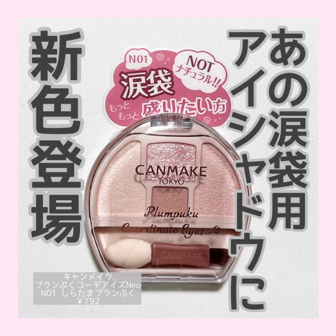 プランぷくコーデアイズ/キャンメイク/パウダーアイシャドウを使ったクチコミ(1枚目)