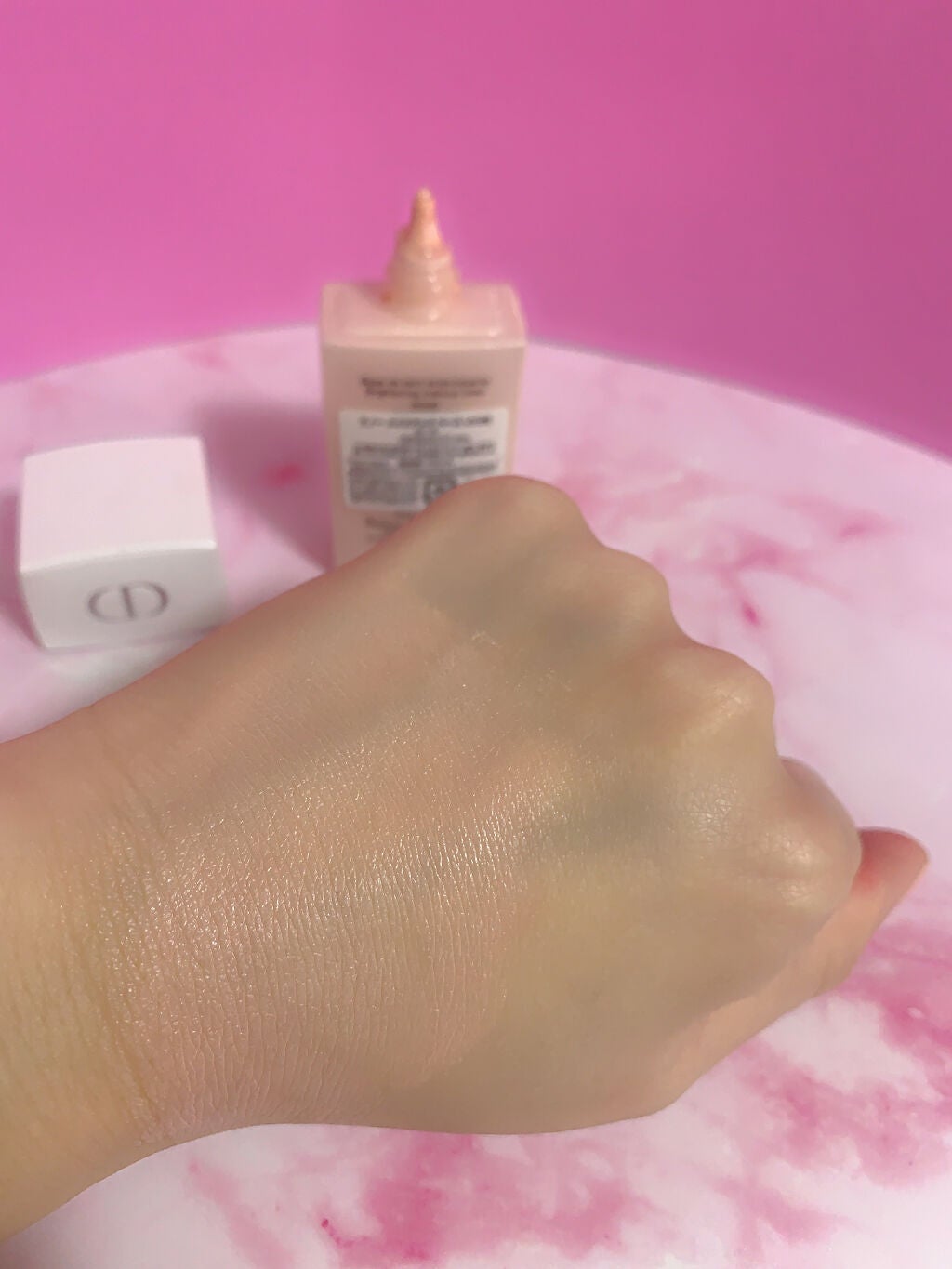 【旧】スノー メイクアップ ベース UV35 SPF35/PA+++/Dior/化粧下地を使ったクチコミ(3枚目)