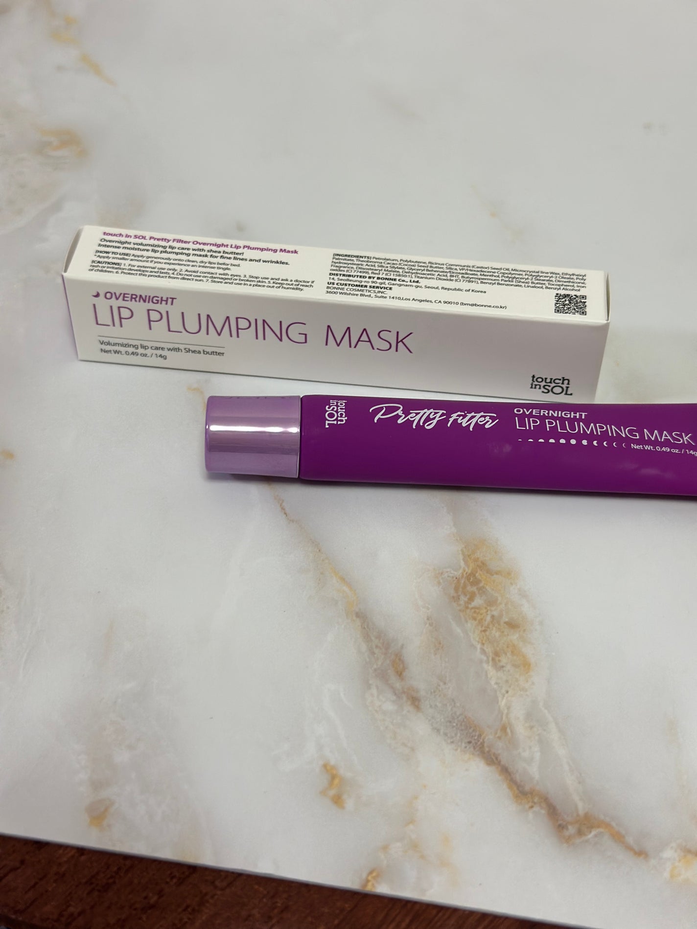プリティフィルターオーバーナイトリッププランピングマスク/touch in SOL /リップマスクを使ったクチコミ(5枚目)