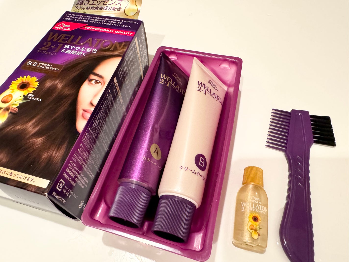 ウエラトーン ツープラスワン クリームタイプ/ウエラ/ヘアカラーを使ったクチコミ(2枚目)
