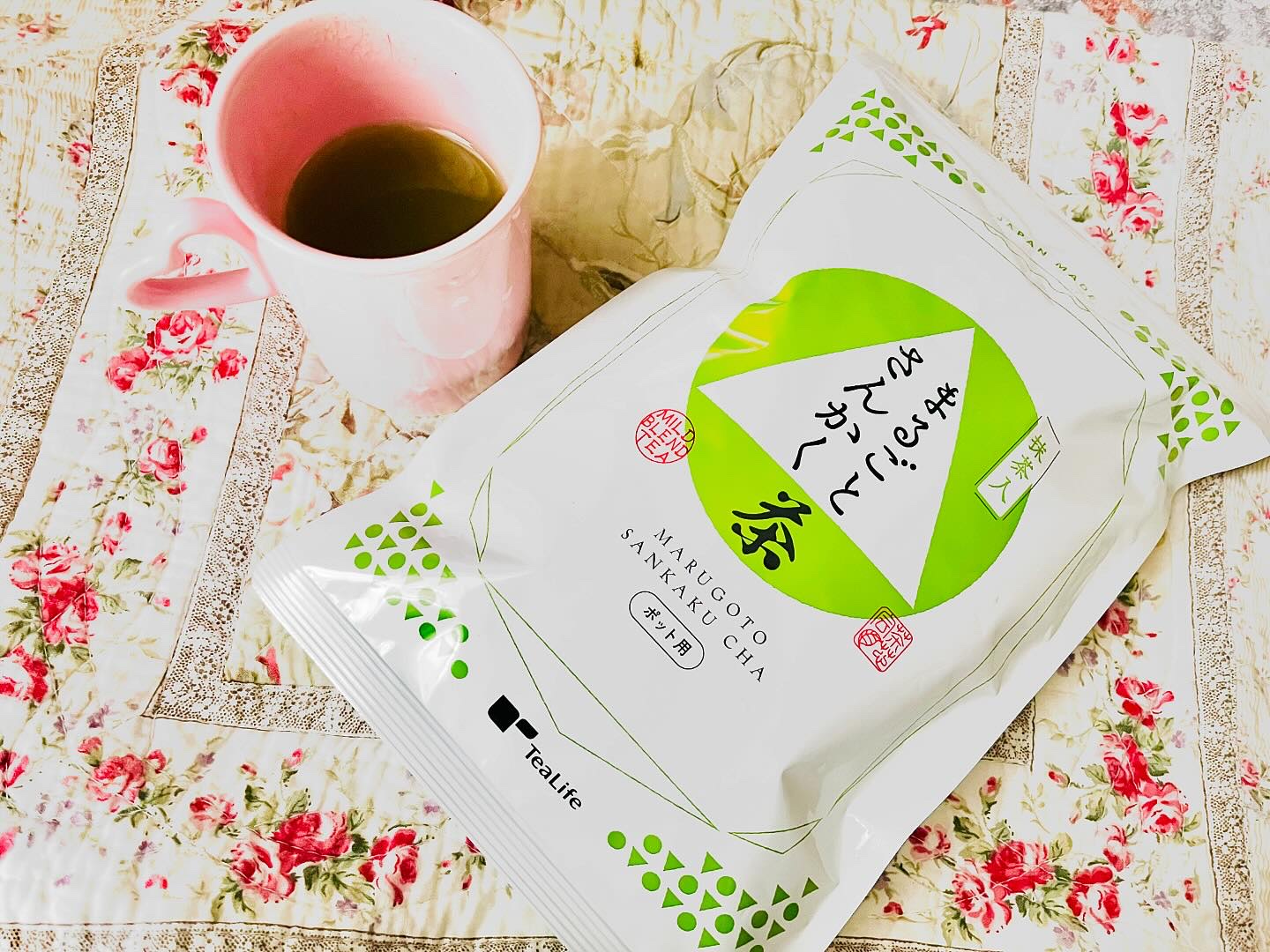 まるごとさんかく茶/ティーライフ/ドリンクを使ったクチコミ（1枚目）