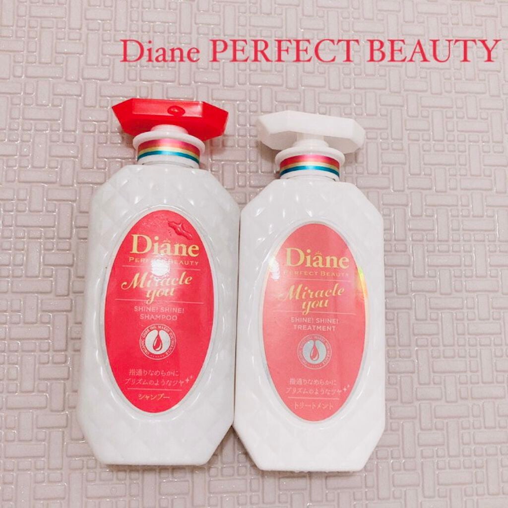 シャインシャイン/シャンプー&トリートメント/ダイアン/市販シャンプーを使ったクチコミ(1枚目)
