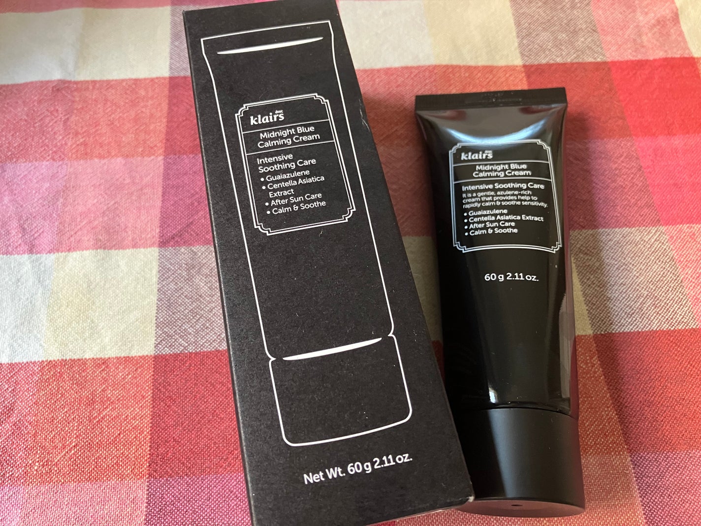 ミッドナイトブルーカーミングクリーム/Klairs/フェイスクリームを使ったクチコミ(2枚目)