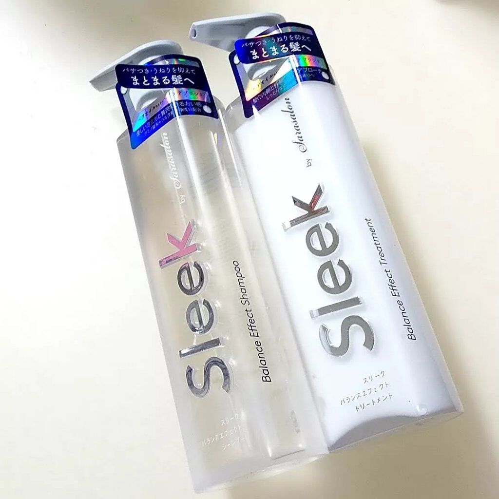 バランスエフェクトシャンプー／トリートメント/スリーク by サラサロン/市販シャンプーを使ったクチコミ（1枚目）