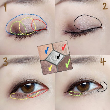 サンク クルール クチュール 〈アトリエ オブ ドリームズ〉/Dior/アイシャドウパレットを使ったクチコミ(3枚目)