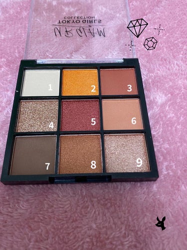 UR GLAM　BLOOMING EYE COLOR PALETTE/U R GLAM/パウダーアイシャドウを使ったクチコミ（3枚目）