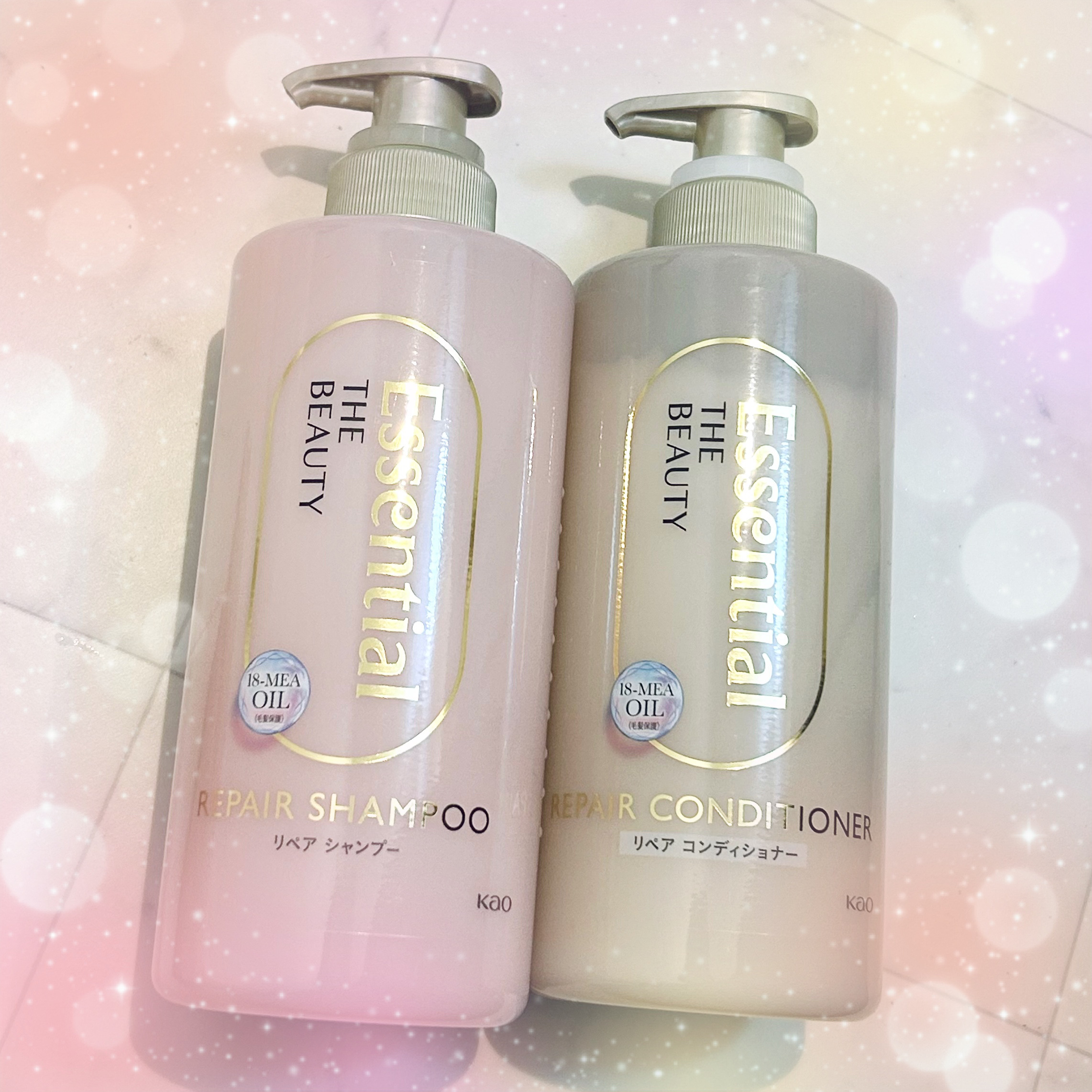 ザビューティ リペアシャンプー・コンディショナー/エッセンシャル/市販シャンプーを使ったクチコミ（1枚目）