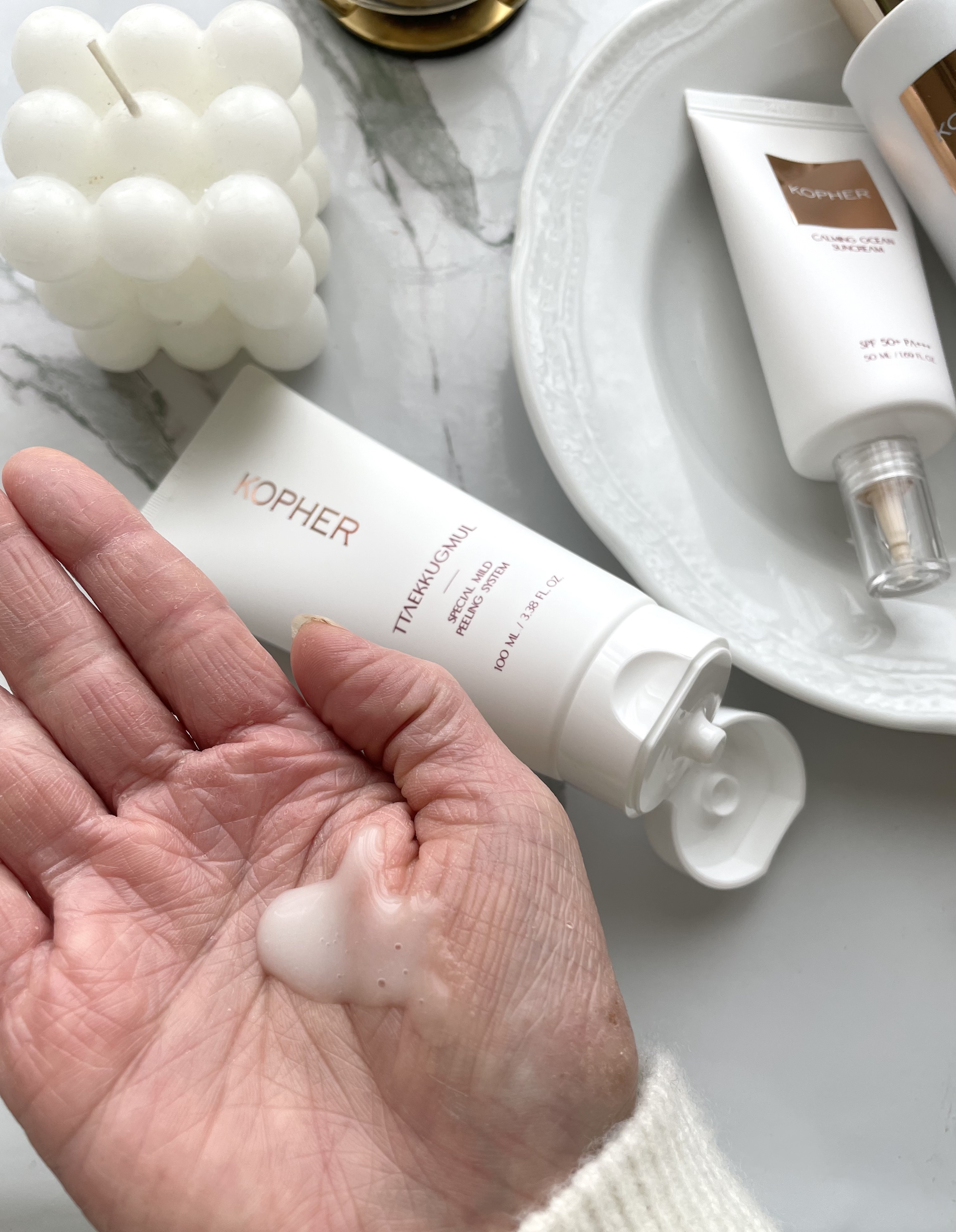 TTAEKKUGMUL /KOPHER/ピーリングを使ったクチコミ（3枚目）