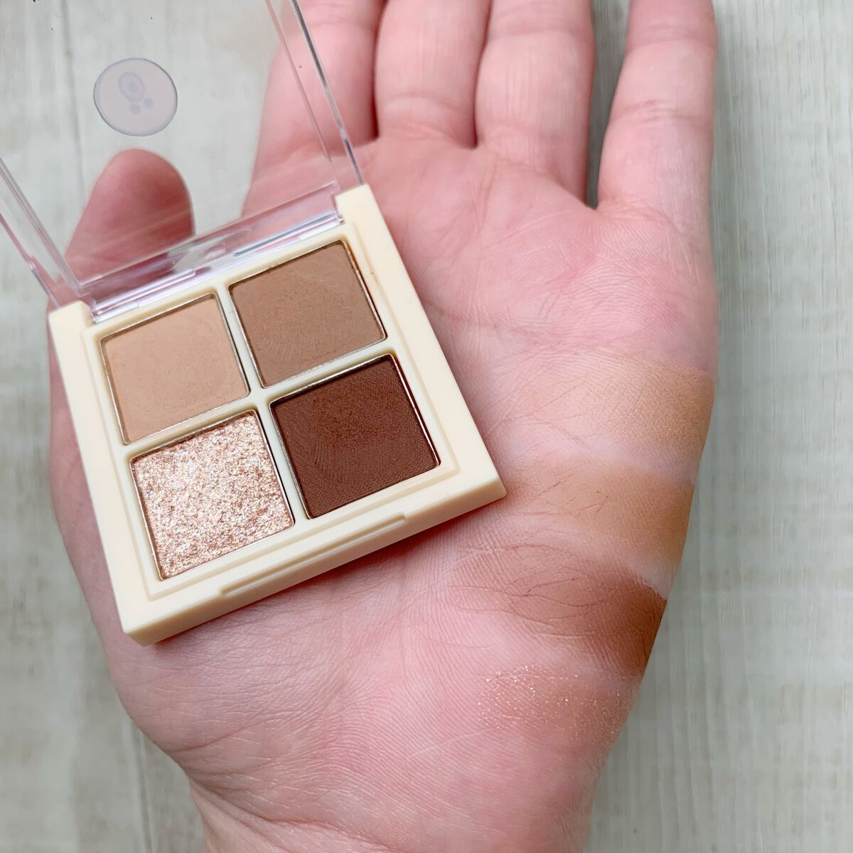 ベターザンアイズ ミニ/rom&nd/アイシャドウパレットを使ったクチコミ（3枚目）