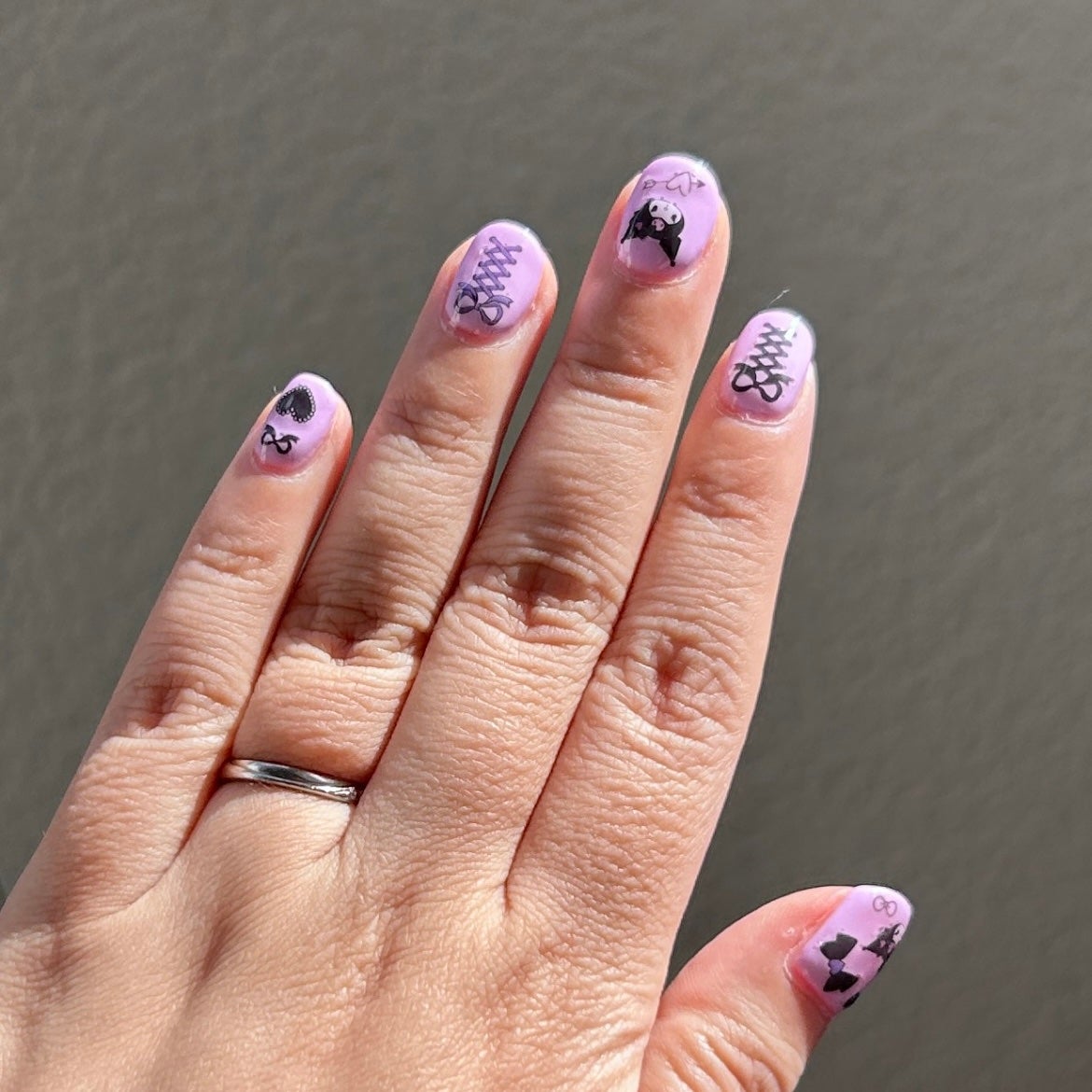 ネイルシール/セリア/ネイルシールを使ったクチコミ(2枚目)