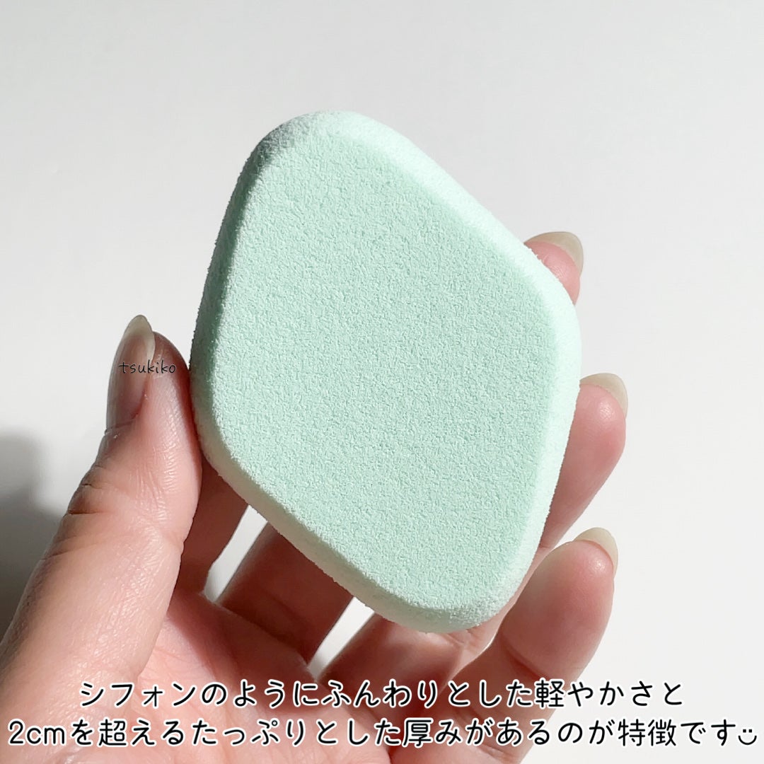 シフォンタッチスポンジN ダイヤ型 3P MG/ロージーローザ/パフ・スポンジを使ったクチコミ(4枚目)