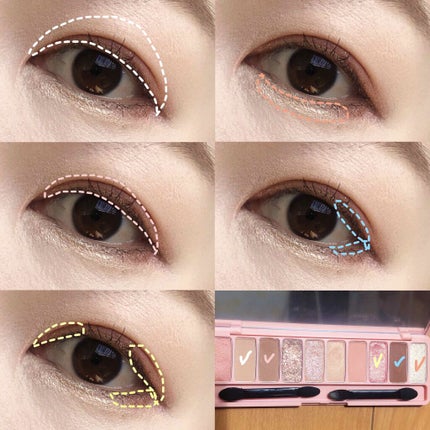 プレイカラー アイシャドウ/ETUDE/アイシャドウパレットを使ったクチコミ(2枚目)