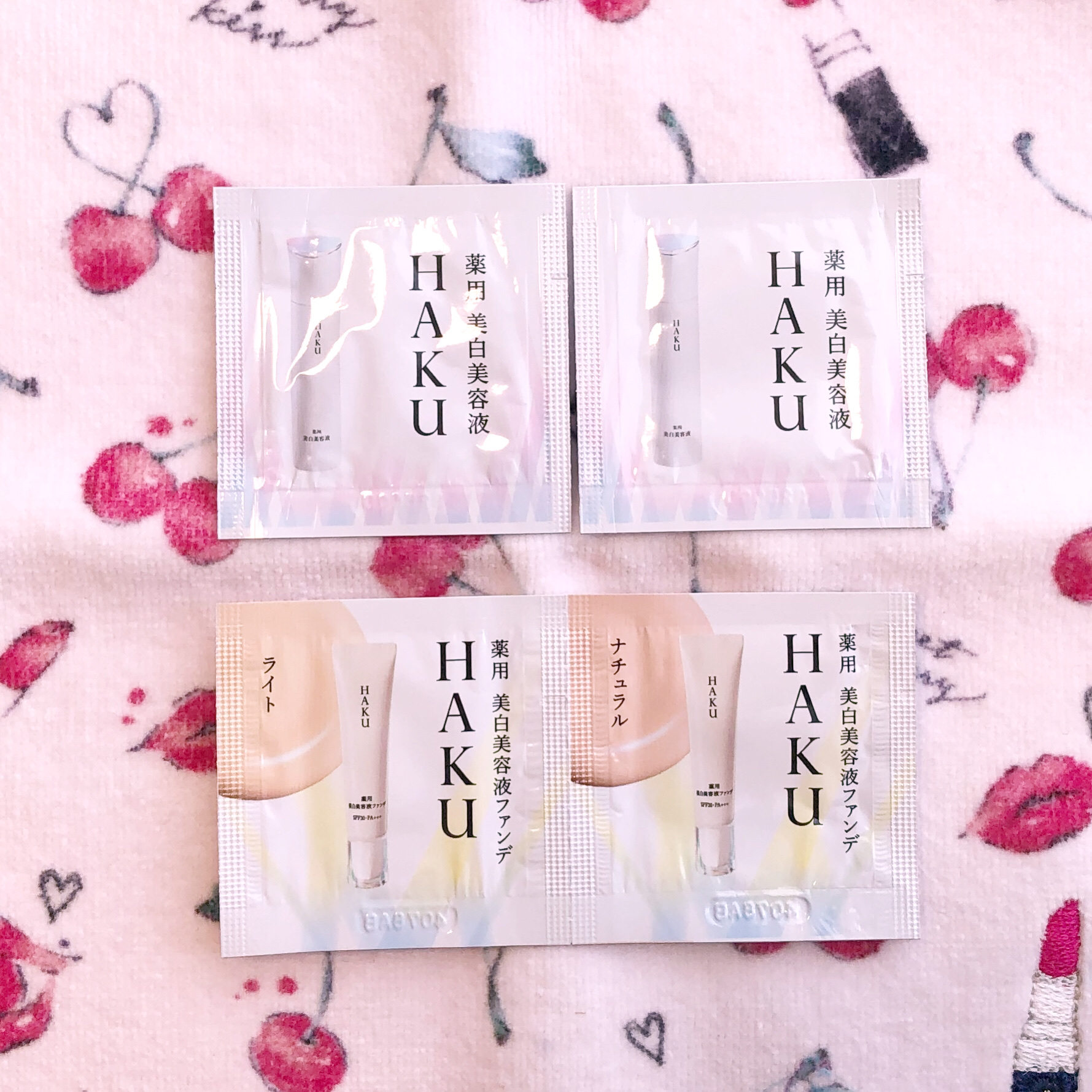 薬用 美白美容液ファンデ（医薬部外品） ライトベージュ/HAKU/クリーム・エマルジョンファンデーションを使ったクチコミ（1枚目）