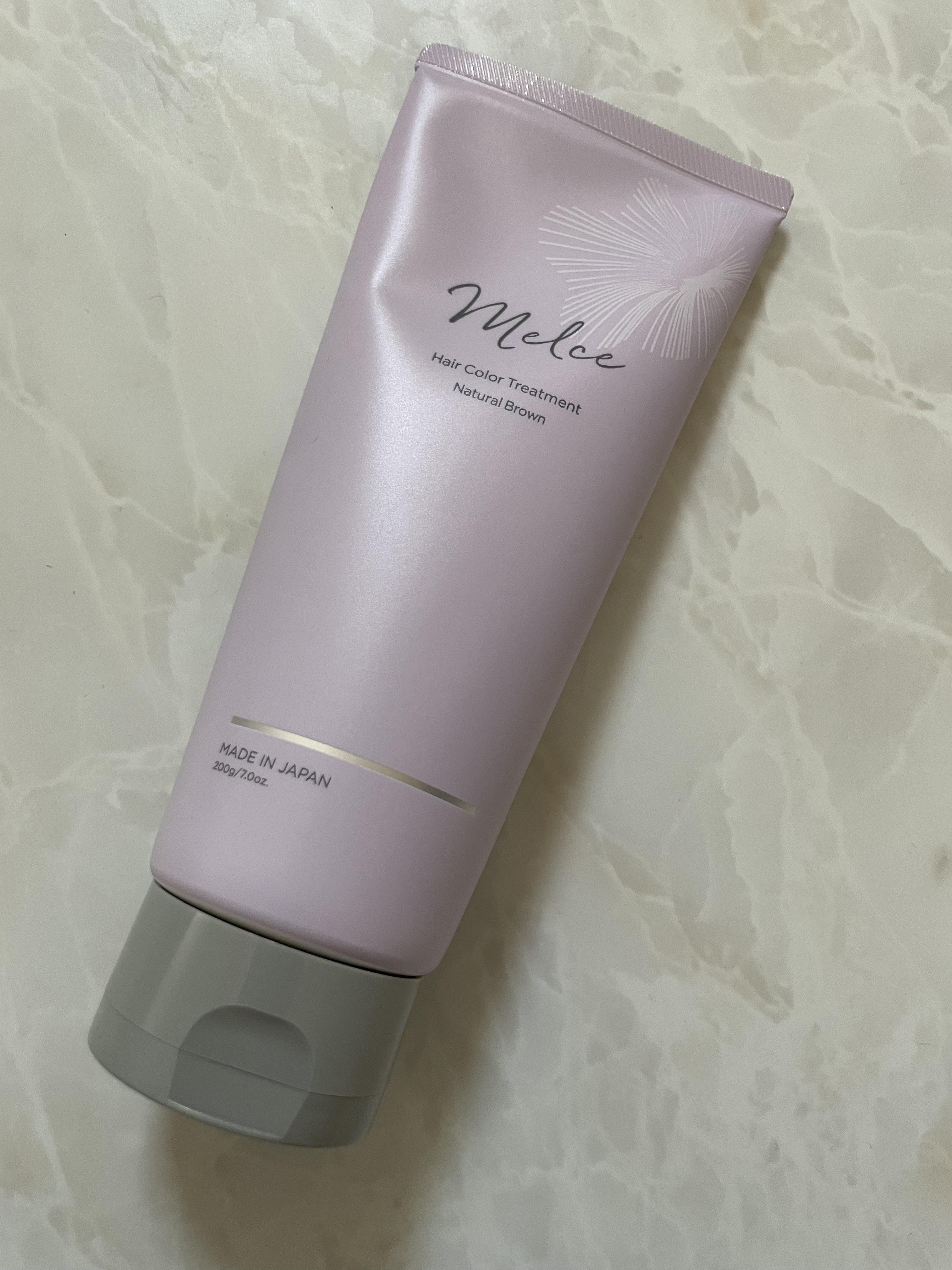 ヘアカラートリートメント ナチュラルブラウン/MELCE/ヘアカラーを使ったクチコミ（1枚目）
