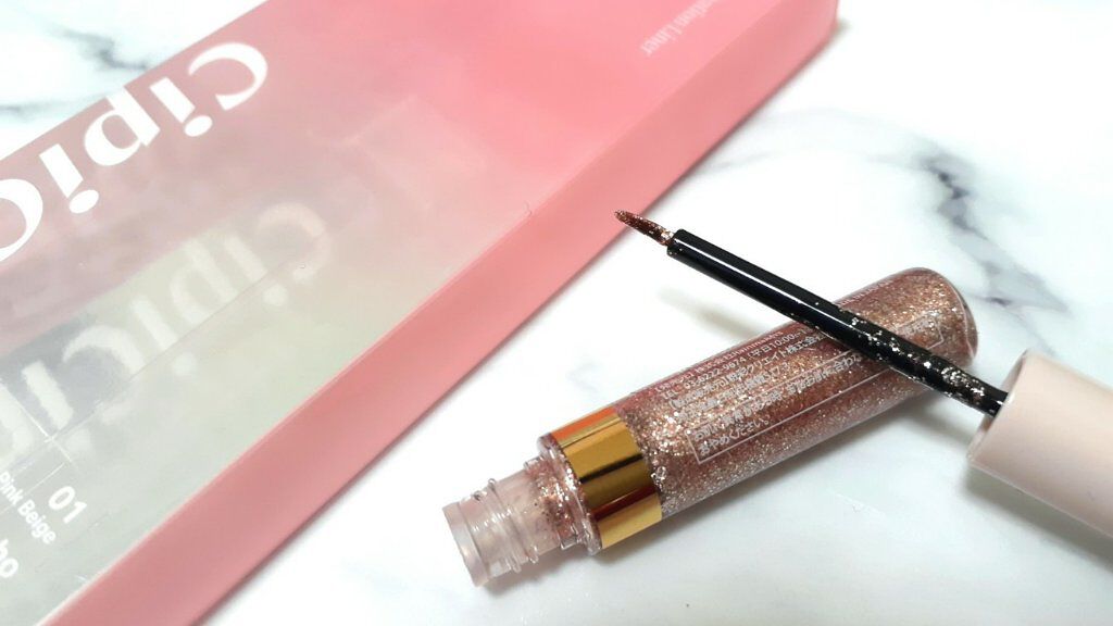 グリッターイルミネーションライナー/CipiCipi/リキッドアイライナーを使ったクチコミ（2枚目）