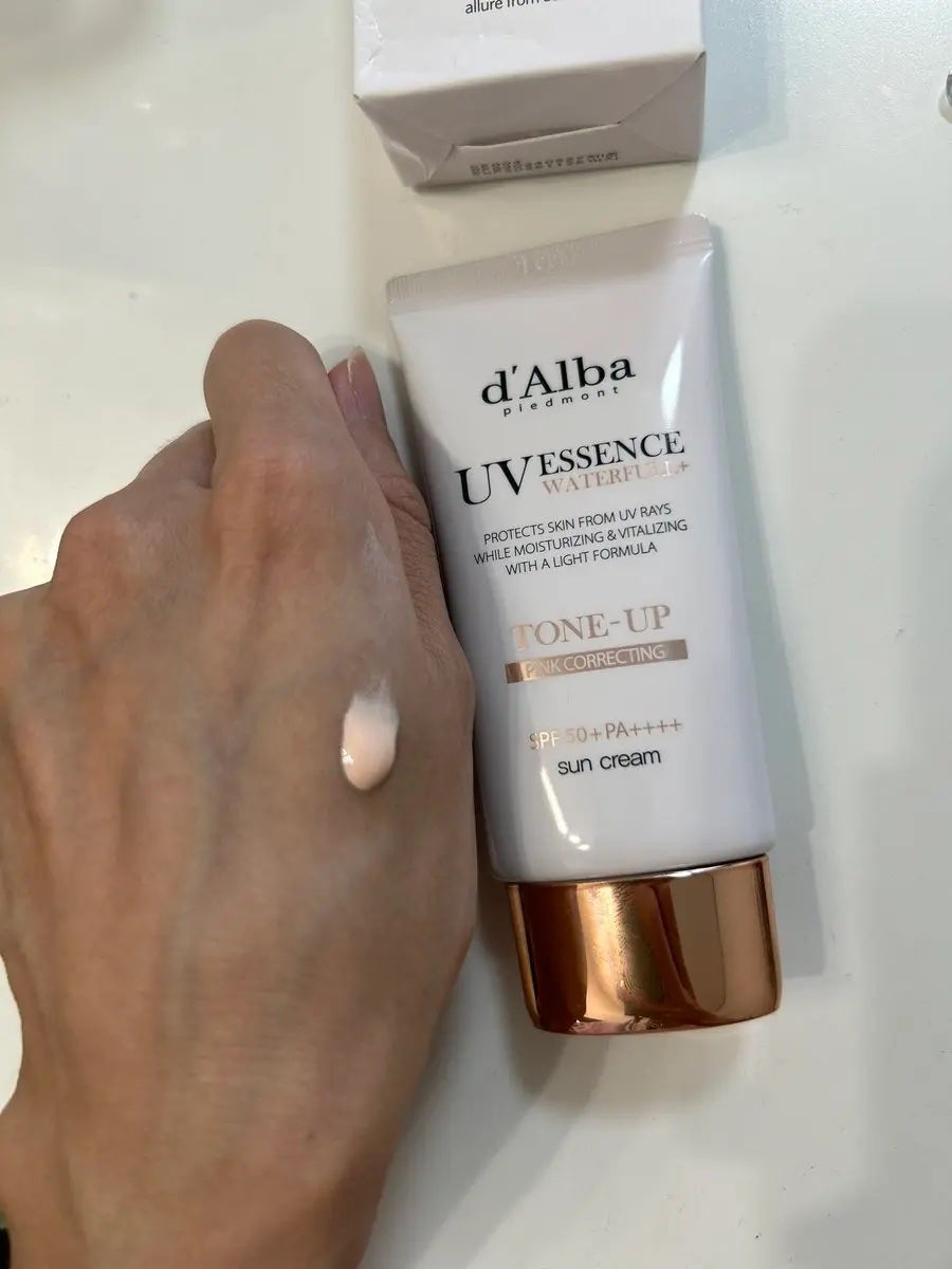 ウォータフルトーンアップサンクリーム/ダルバ/日焼け止めクリームを使ったクチコミ(2枚目)