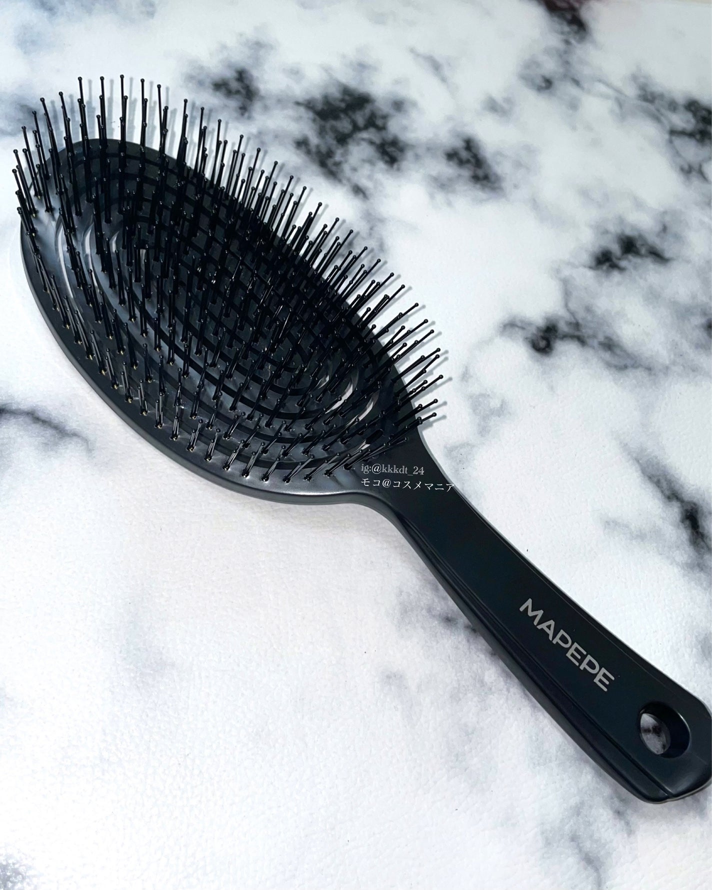 デタングリングブラシ 3Dスーパーフィット/マペペ/ヘアブラシを使ったクチコミ(3枚目)