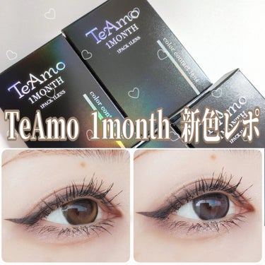 TeAmo TeAmo 1monthのクチコミ「TeAmo 1month
<Twint Brown/Twint Gray>

・使用期限:１ヶ.....」（1枚目）
