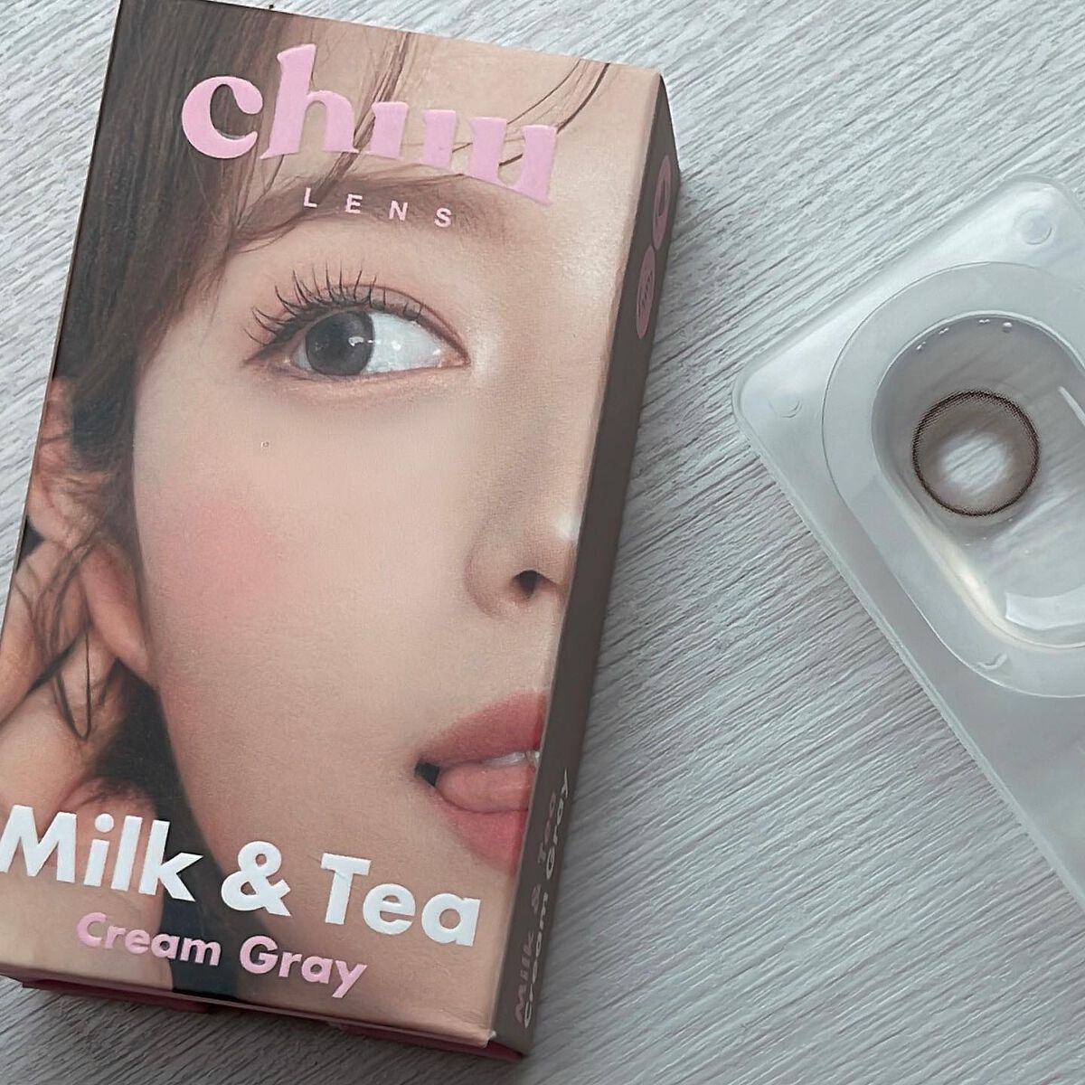 chuuLENS Milk&Tea 1day/chuu LENS/ワンデー（１DAY）カラコンを使ったクチコミ（3枚目）