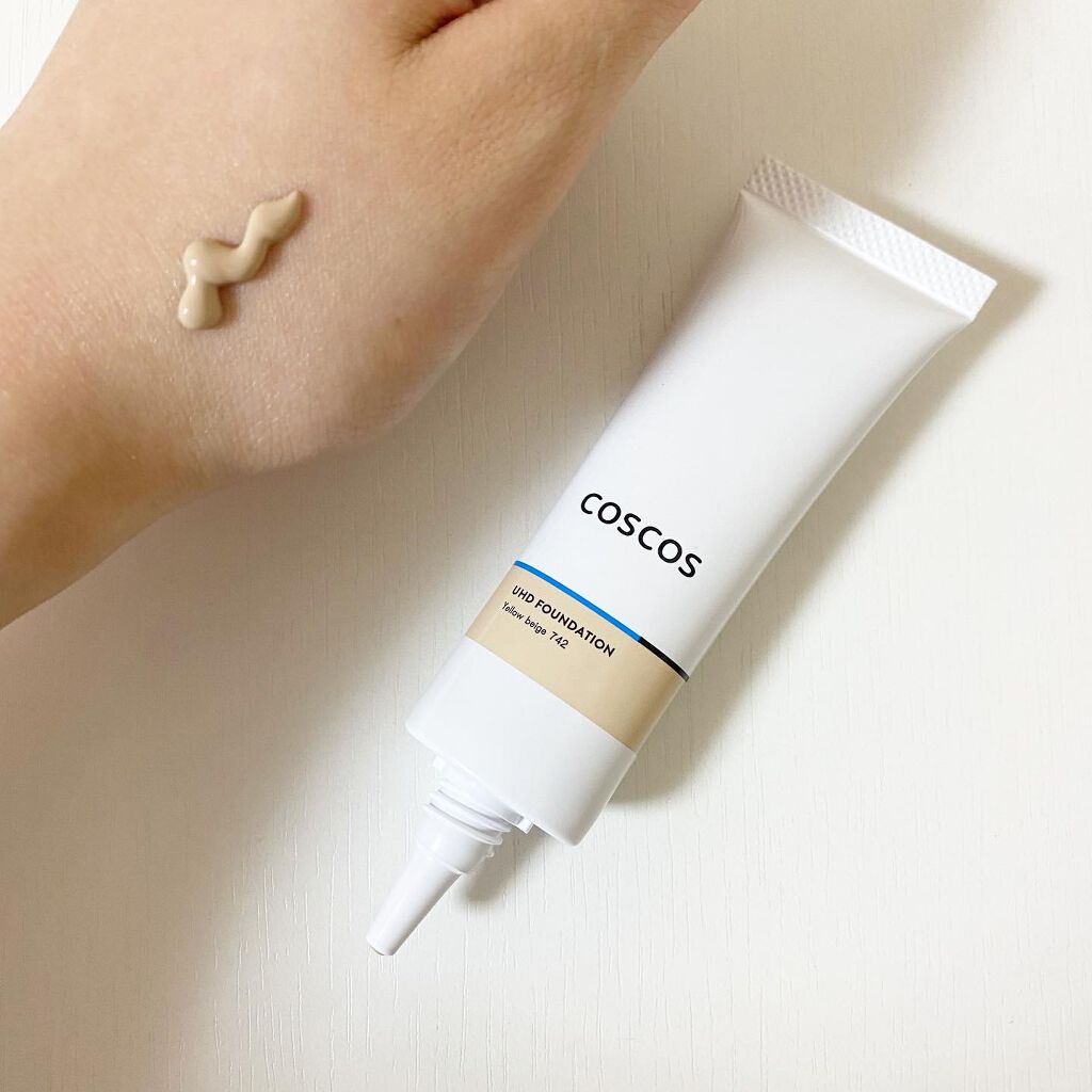 ちゃの on LIPS 「『COSCOSUHDファンデーション』.COSCOSのファンデ..」(3枚目)