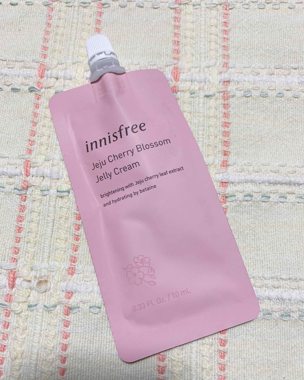 チェリーブロッサム ジェリークリーム N/innisfree/フェイスクリームを使ったクチコミ（2枚目）