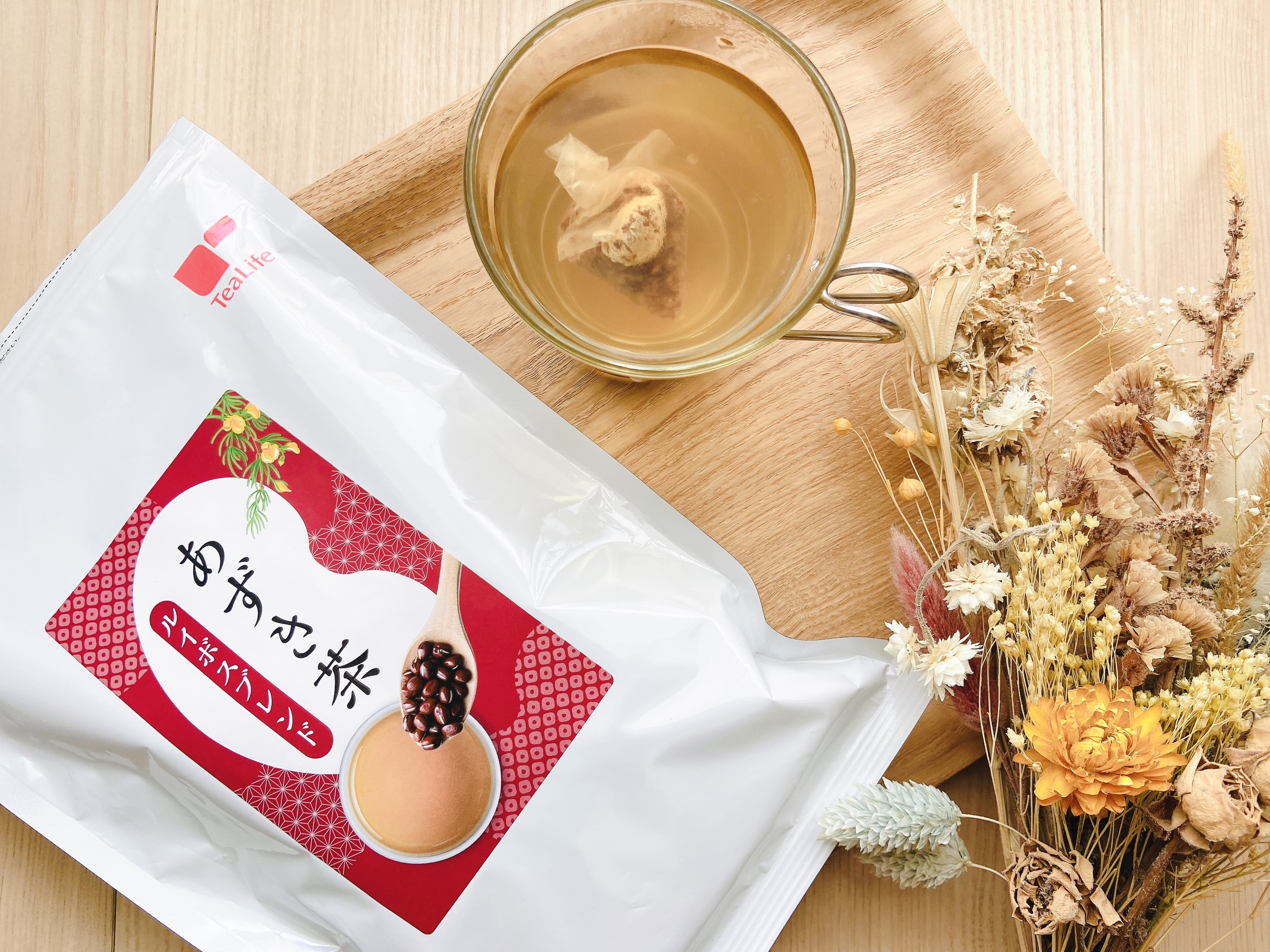 あずき茶ルイボスブレンド/ティーライフ/食品を使ったクチコミ（2枚目）