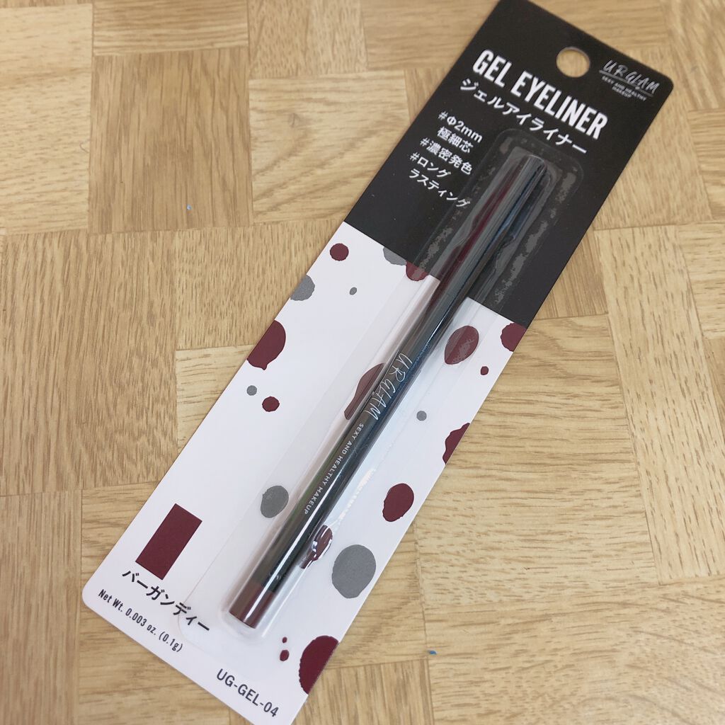 UR GLAM GEL EYELINER/U R GLAM/ジェルアイライナーを使ったクチコミ(1枚目)
