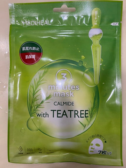 3ミニッツマスク:カーマイド with ティーツリー/MEDIHEAL/シートマスク・パックを使ったクチコミ(1枚目)