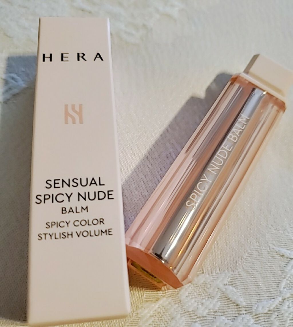 センシュアルスパイシーヌードバーム/HERA/口紅を使ったクチコミ(2枚目)