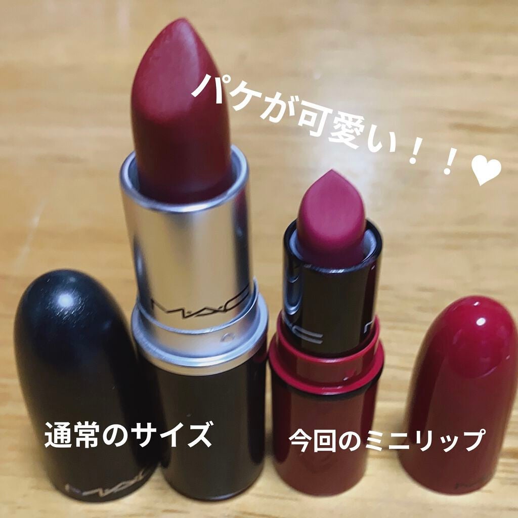 ふぅいろ@コスメヲタ on LIPS 「Macのクリスマスコフレが可愛すぎる!!!スウォッチ、質感、落..」(7枚目)