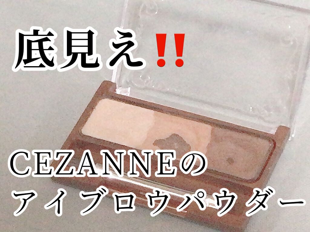 ノーズ＆アイブロウパウダー/CEZANNE/パウダーアイブロウを使ったクチコミ（1枚目）
