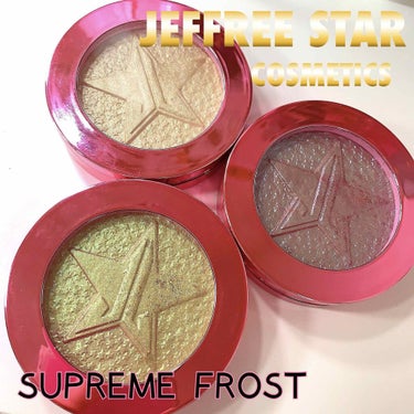 Jeffree Star Cosmetics Jeffree star supreme frostのクチコミ「☆Jeffree Star Cosmetics
　supreme frost

この3色ハイラ.....」（1枚目）