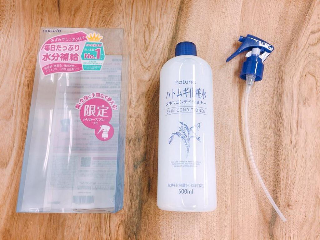 ハトムギ化粧水(ナチュリエ スキンコンディショナー R )/ナチュリエ/化粧水を使ったクチコミ(4枚目)