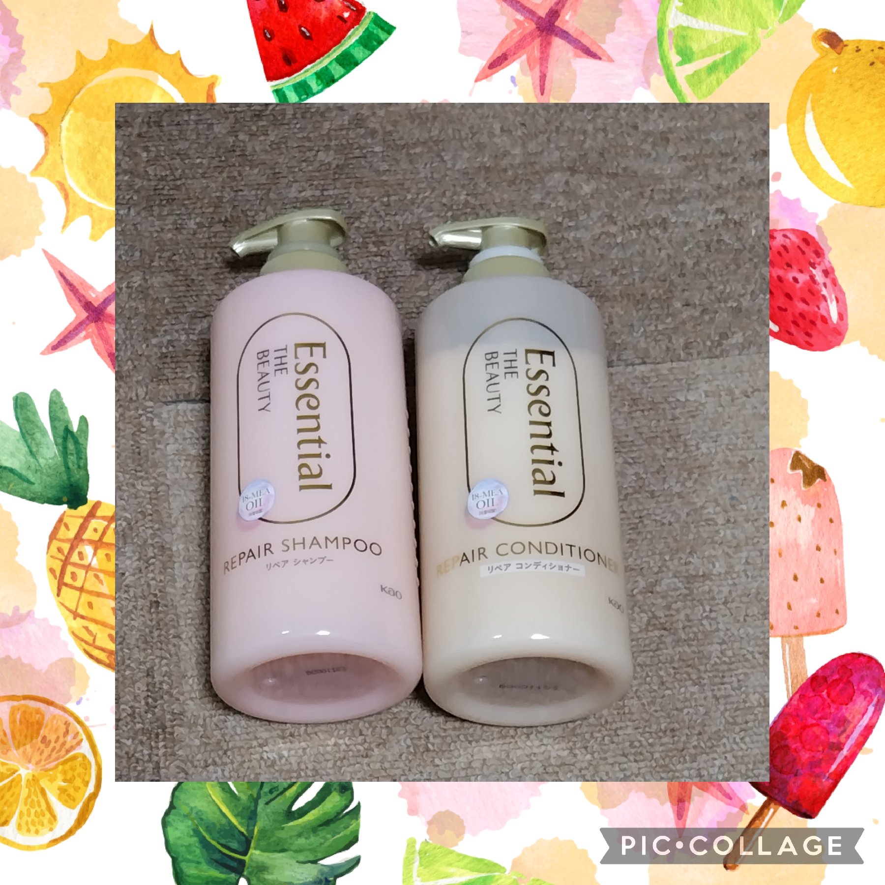 ザビューティ リペアシャンプー・コンディショナー/エッセンシャル/市販シャンプーを使ったクチコミ（1枚目）