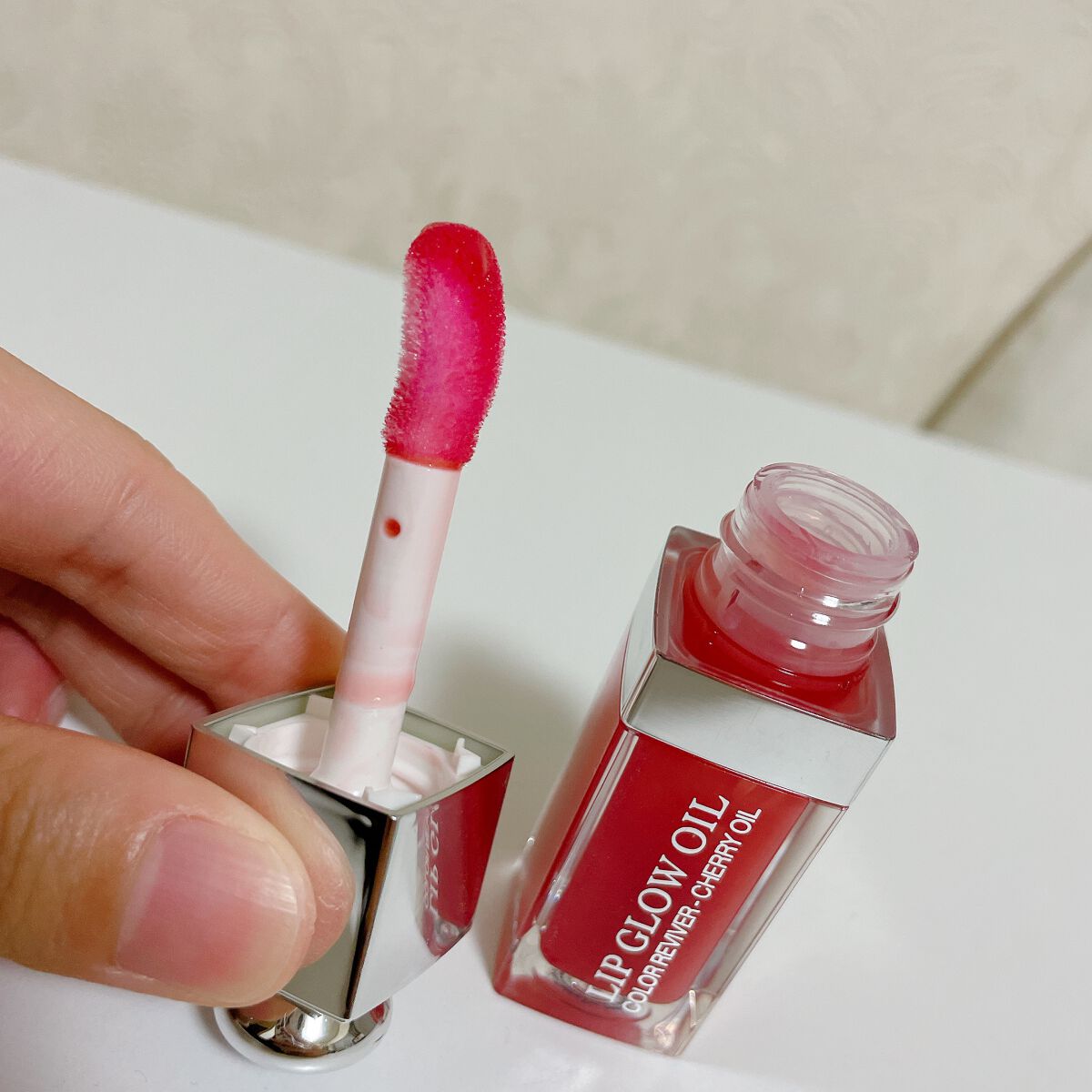 ディオール アディクト リップ グロウ オイル/Dior/リップグロスを使ったクチコミ(3枚目)