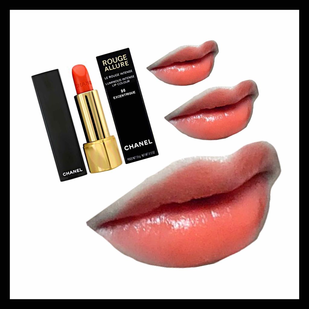 ルージュ アリュール 96 エクサントリック/CHANEL/口紅を使ったクチコミ（1枚目）
