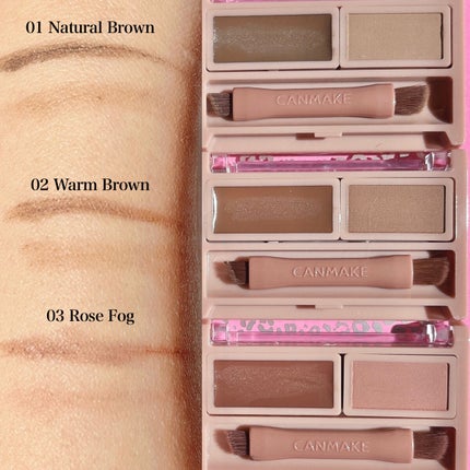 スタイリングデュアルアイブロウ/キャンメイク/アイブロウを使ったクチコミ(2枚目)