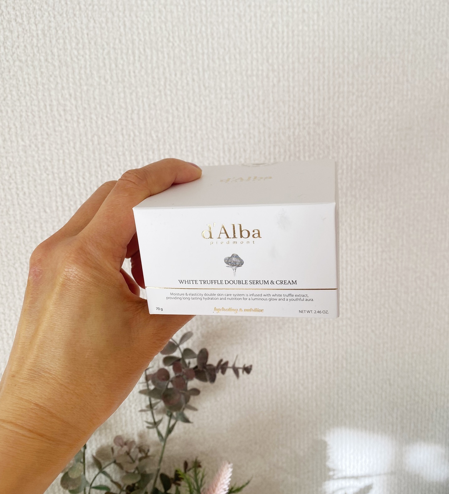 ホワイトトリュフダブルセラムアンドクリーム/ダルバ/フェイスクリームを使ったクチコミ（2枚目）