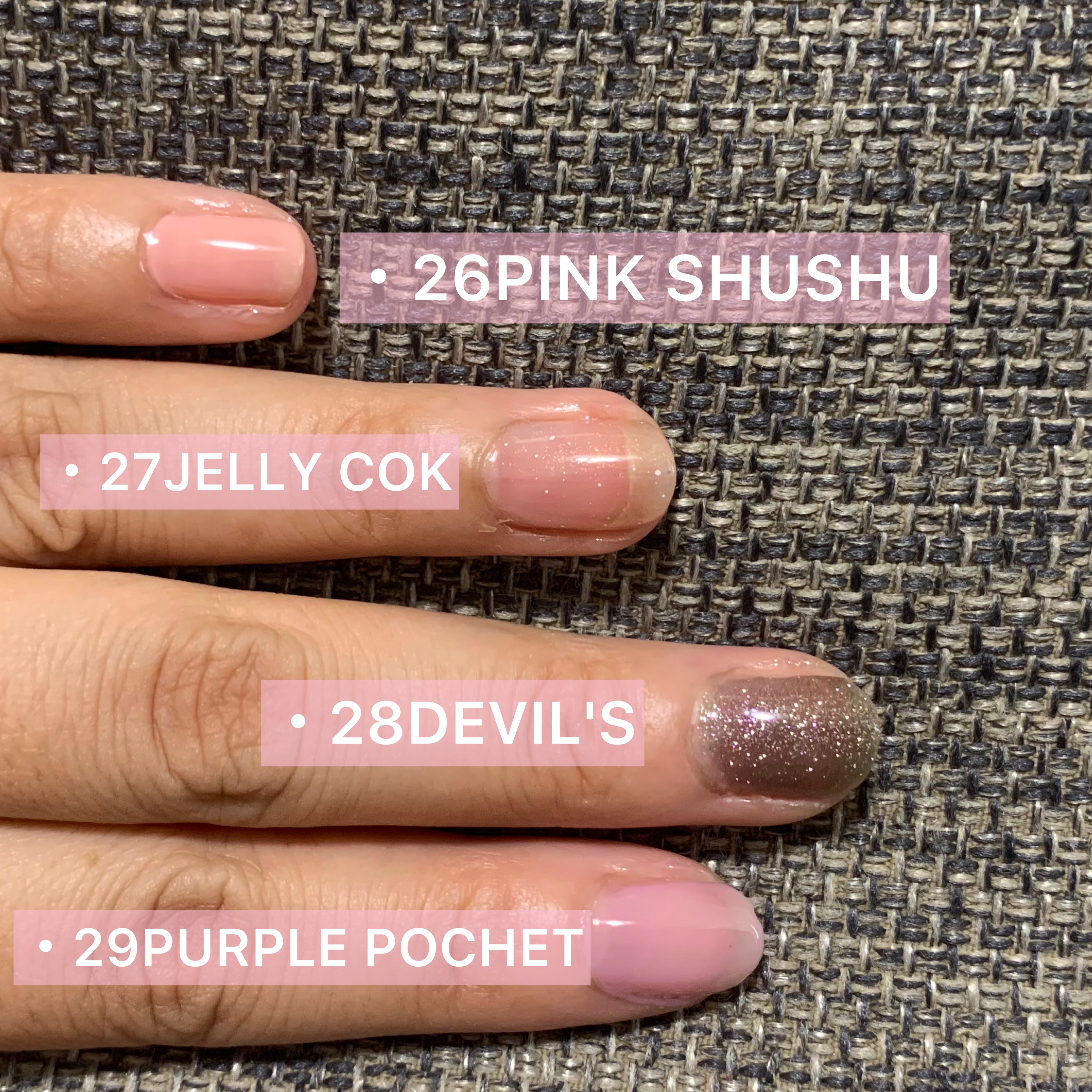 ムードペブルネイル/rom&nd/マニキュアを使ったクチコミ（3枚目）