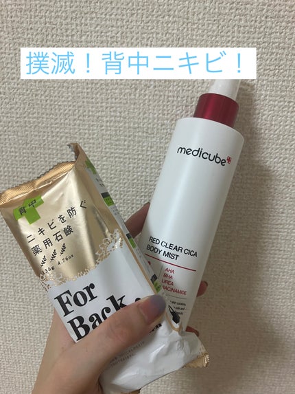 ニキビを防ぐ薬用石鹸 ForBack/ペリカン石鹸/ボディ石鹸を使ったクチコミ(1枚目)