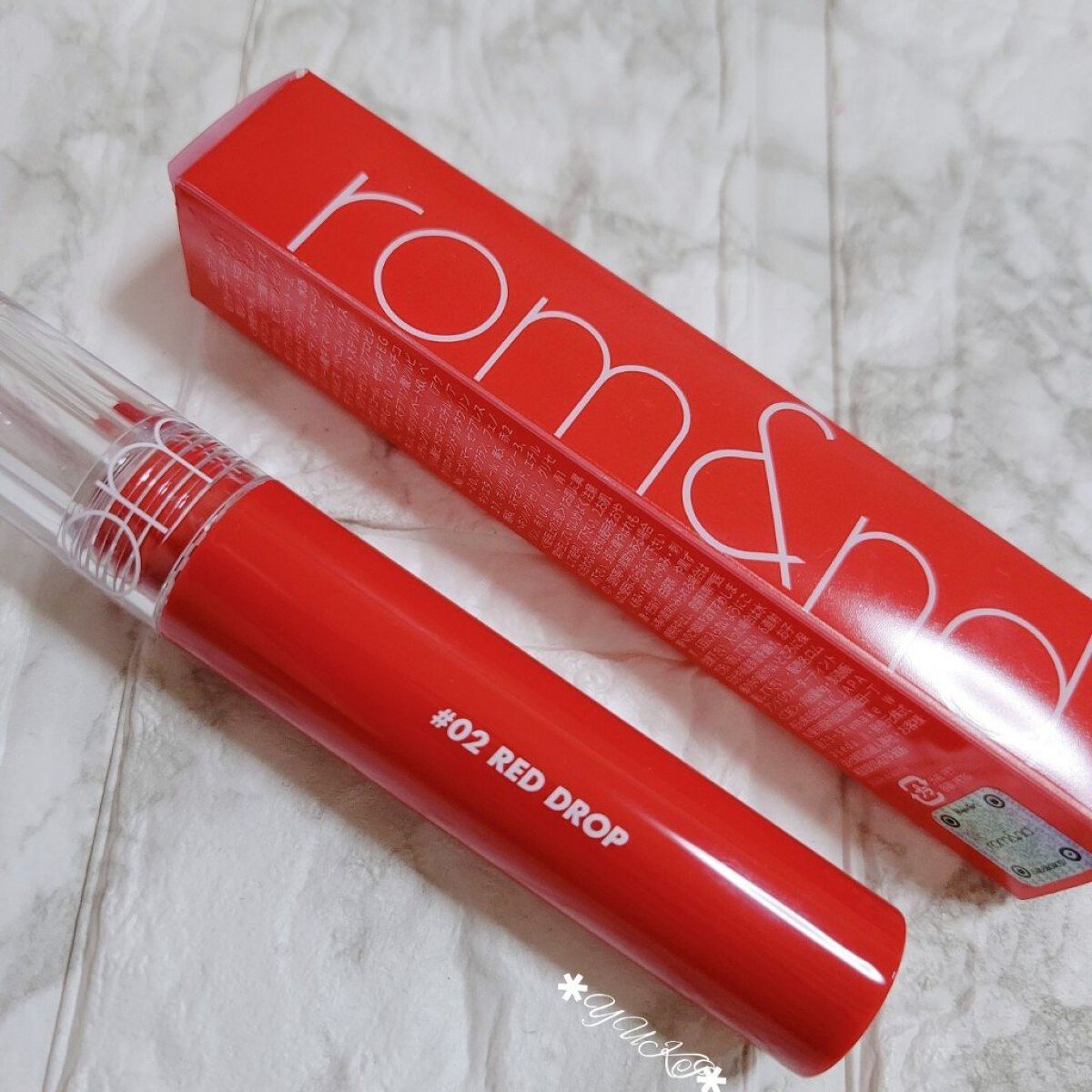 グラスティングウォーターティント/rom&nd/リップティントを使ったクチコミ（1枚目）