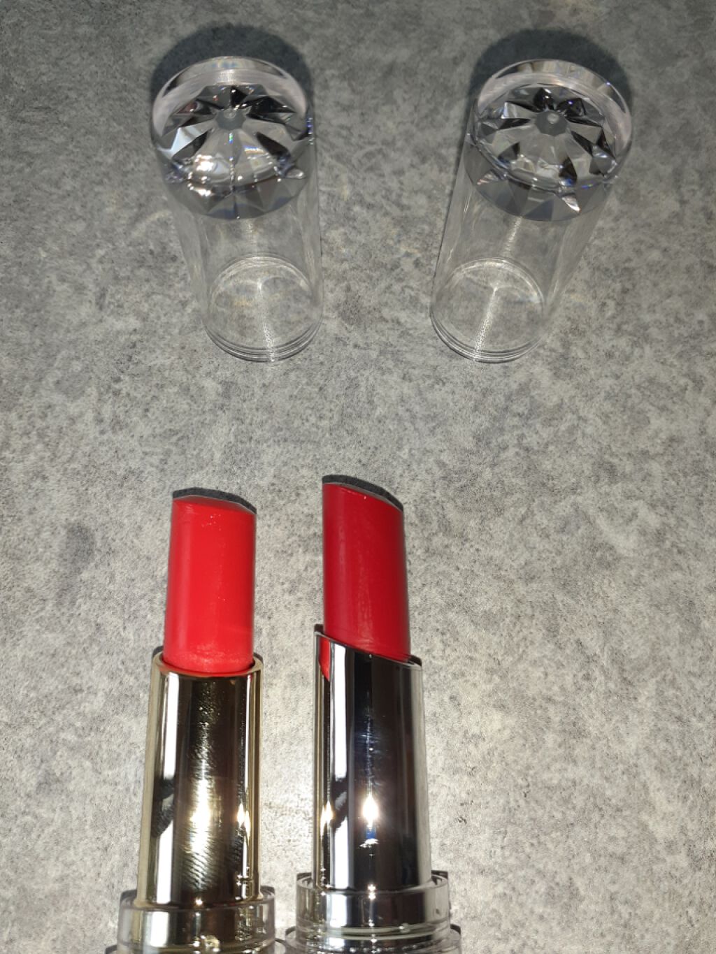 ラスティンググロスリップ/CEZANNE/口紅を使ったクチコミ（2枚目）