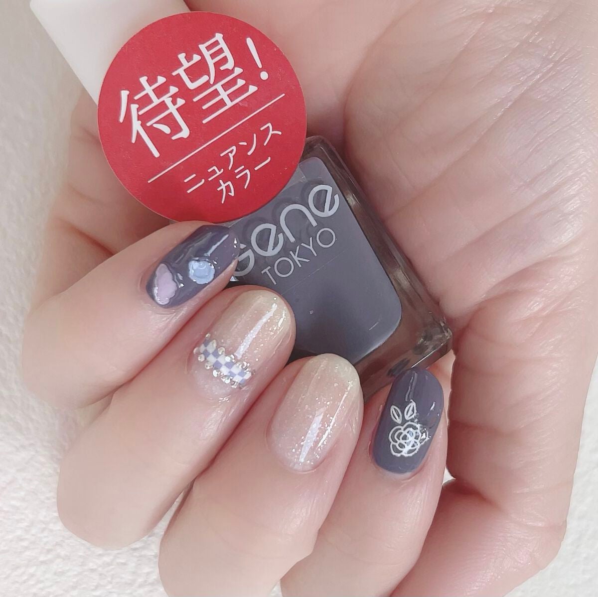 ネイルシール/セリア/ネイルシールを使ったクチコミ(4枚目)