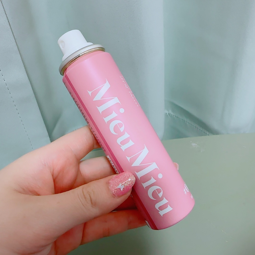 ミュミュ チャーミングシャワー/MieuMieu/ヘアミストを使ったクチコミ（2枚目）