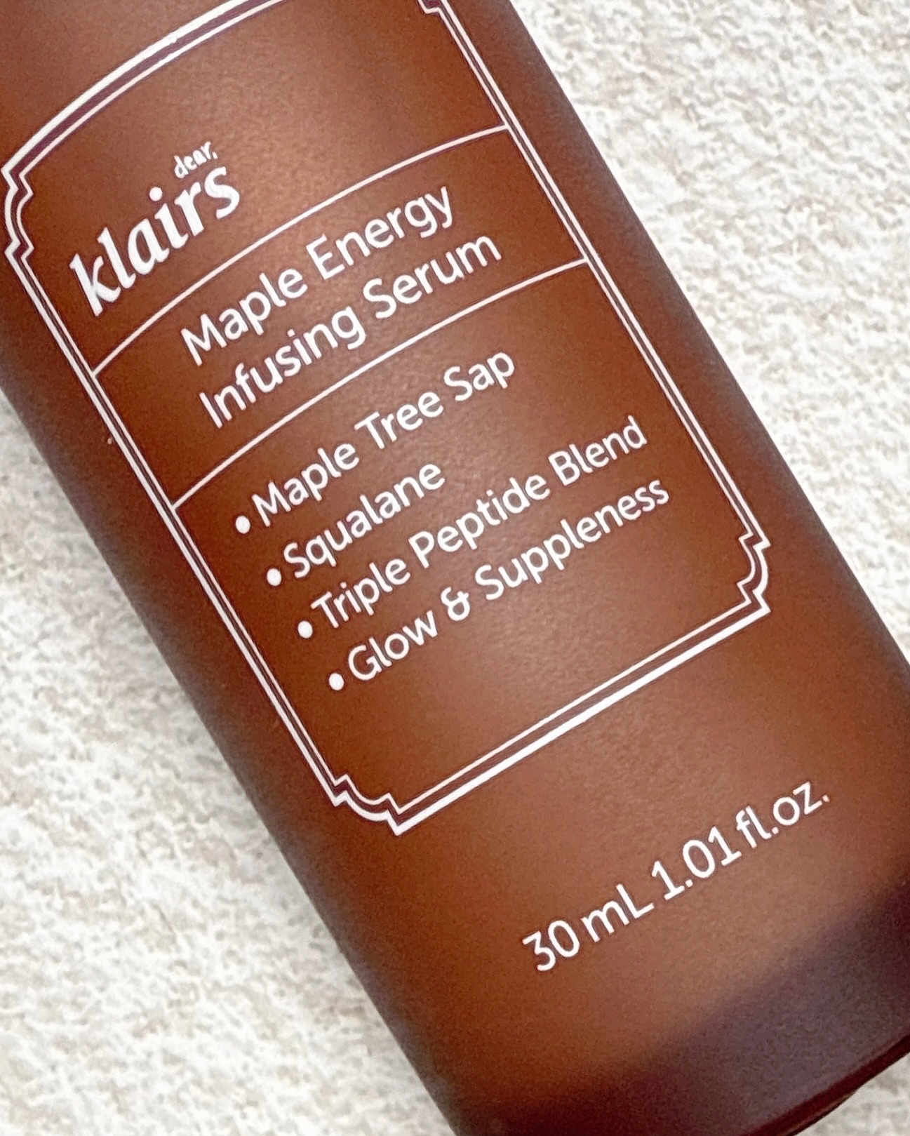 メープルエナジーインフュージングセラム/Klairs/美容液を使ったクチコミ（3枚目）