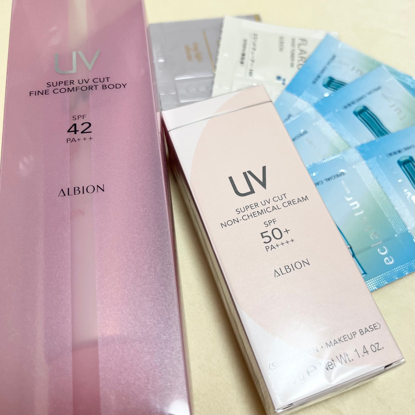 スーパー UV カット ファインコンフォート ボディ/ALBION/日焼け止めミルクを使ったクチコミ(1枚目)