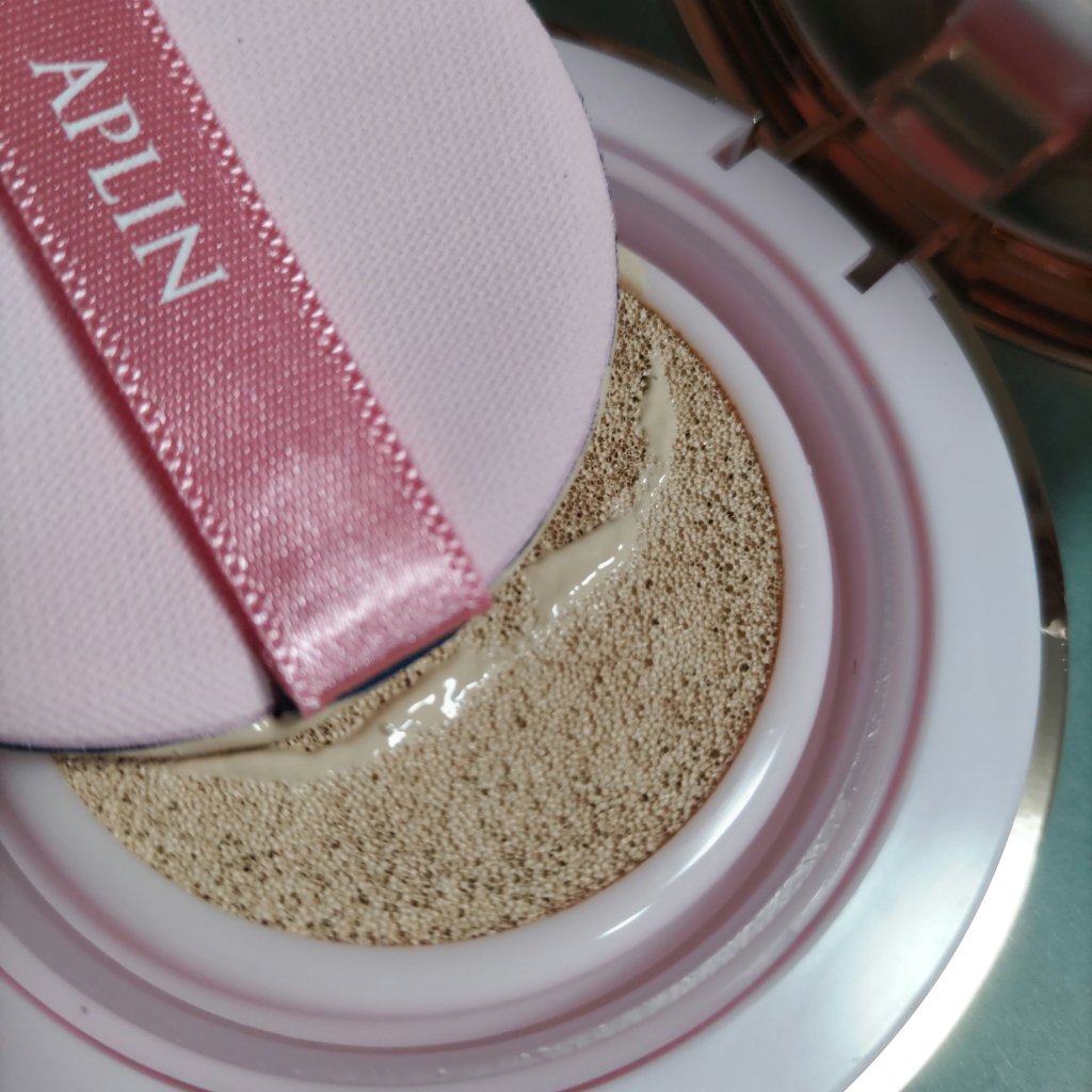 ピンクティーツリーカバーアップグロウクッション/APLIN/クッションファンデーションを使ったクチコミ（2枚目）