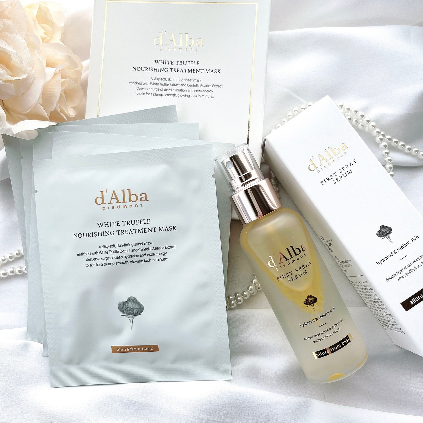 ダルバ ホワイトトリュフファーストスプレーセラム/ダルバ/ミスト状化粧水を使ったクチコミ(1枚目)